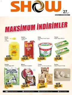 27.03.2026 tarihinden itibaren geçerli olan Show Market kataloğu önizlemesi