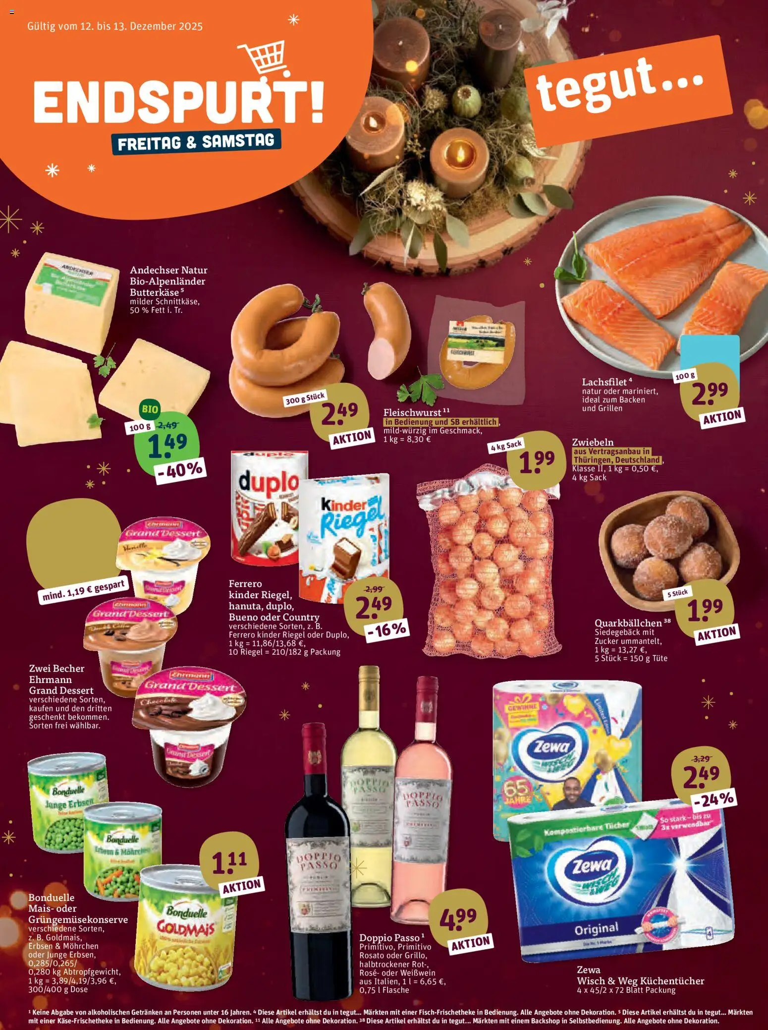 Tegut Prospekt – gültig ab 08.12.2025 | Seite: 1
