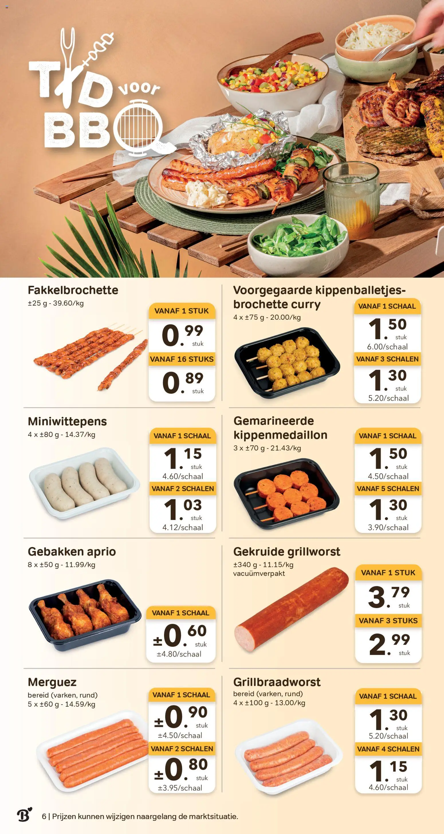 {H1} | Pagina: 6 | Producten: Merguez, Schaal