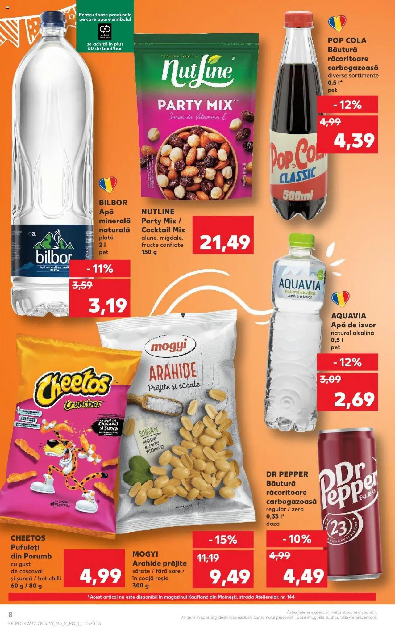 Catalog Kaufland - Codlea – valabil de la 06.08.2025 | Pagină: 8 | Produse: Yazı tahtası kalemi, Cașcaval, Arahide, Fructe
