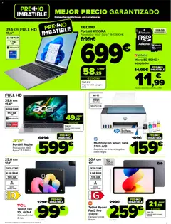Vista previa Carrefour Cyber Week válido desde el 02.12.2025 | Página: 9 | Productos: Tablet, Cámara, Adaptador, Batería