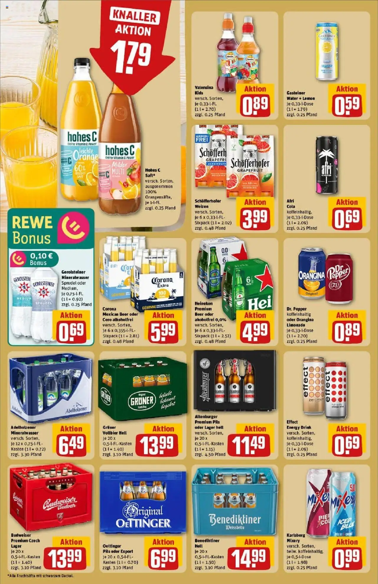 Rewe prospekt Berlin / Gesundbrunnen	 - gültig ab dem 06.07.2025 | Seite: 24 | Produkte: Cola, Mineralwasser, Grapefruit, Mixery