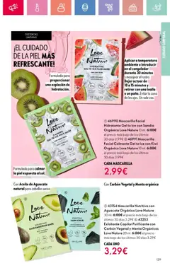 Oriflame - Catálogo Campaña 12 │ válido desde el 24.08.2025 | Página: 129 | Productos: Aceite, Mascarilla facial, Kiwi, Γαύρος