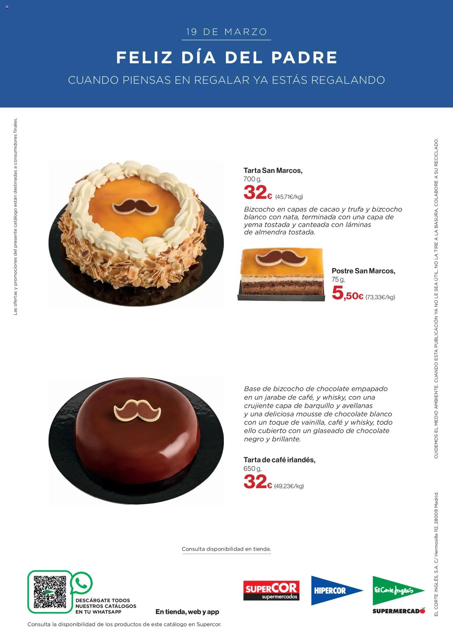 Supercor Canarias │ válido desde el 05.03.2026 | Página: 8 | Productos: Mousse, Café, Bizcocho, Φρυγανιές σικάλεως