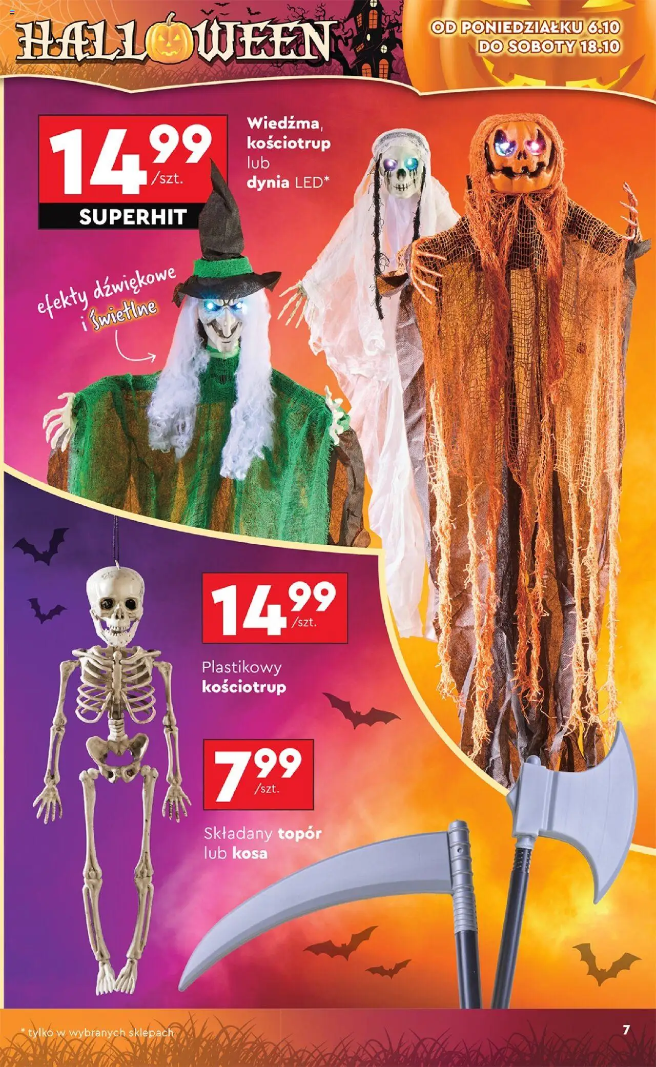 Biedronka gazetka - Hity i inspiracje od 06.10.2025 | Strona: 7 | Produkty: Dynia