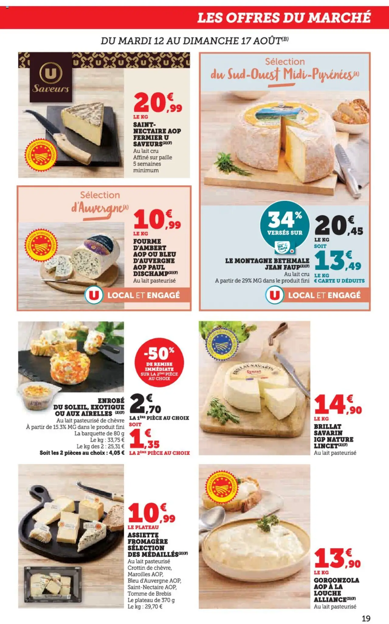  | Page: 19 | Produits: Plateau, Lait, Médailles