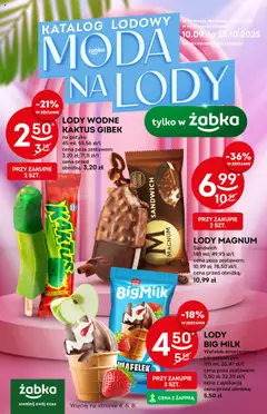 Pogląd oferty "Żabka Gazetka - Lody" - ważna od 10.09.2025