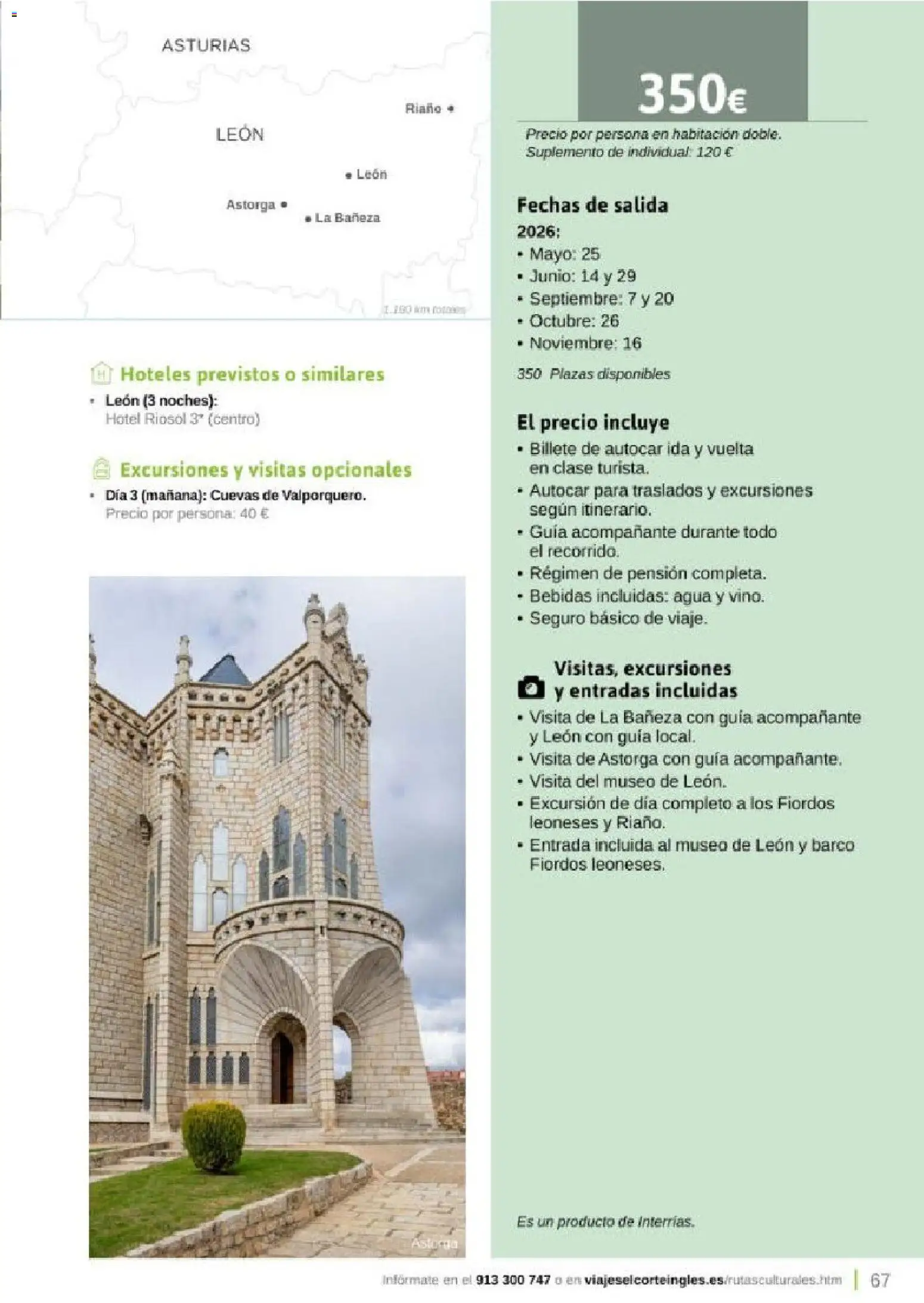 Viajes El Corte Inglés Rutas Culturales de la Comunidad de Madrid │ válido desde el 01.04.2026 | Página: 67