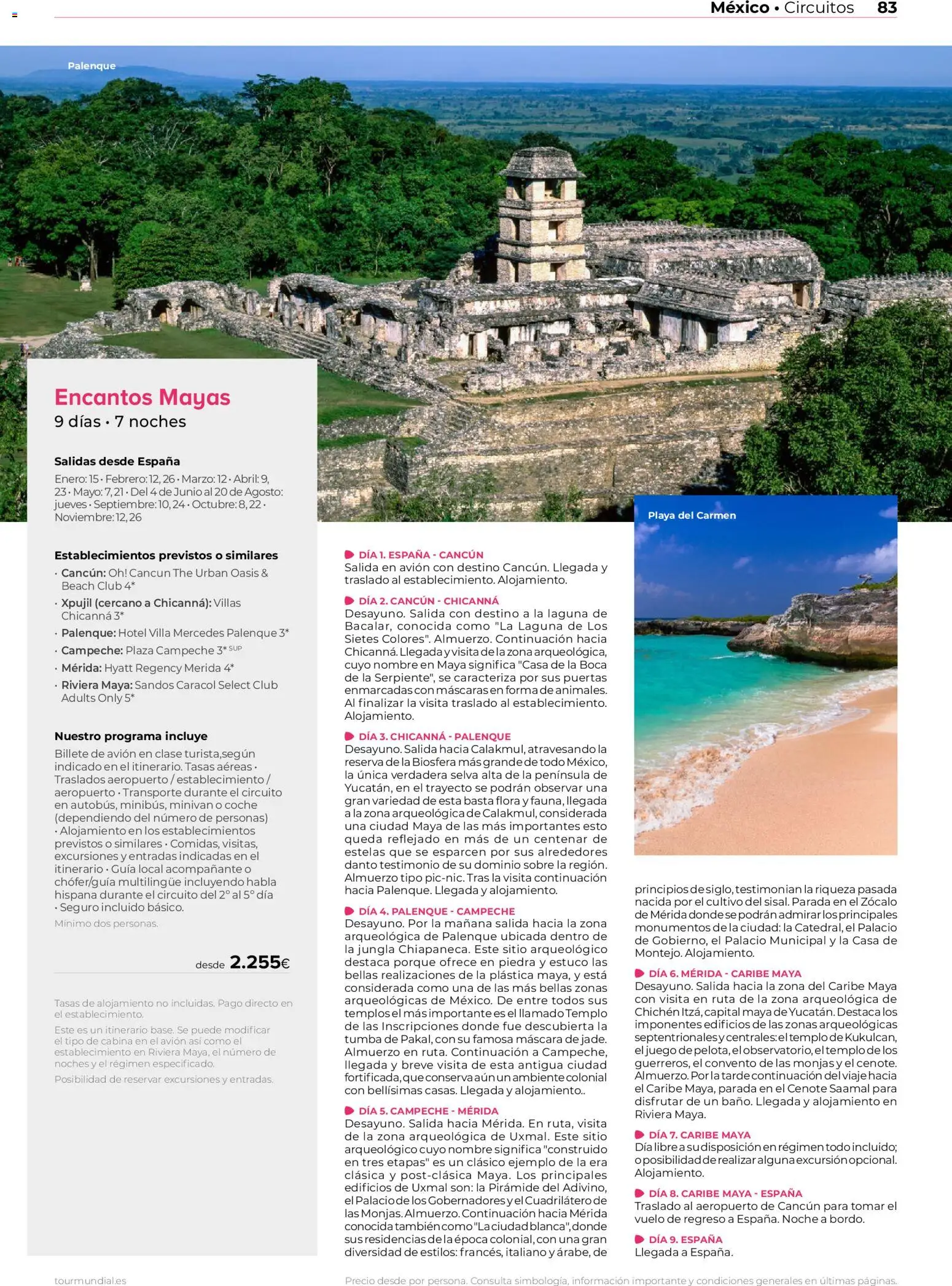 Viajes El Corte Inglés Norteamérica y Caribe │ válido desde el 01.01.2026 | Página: 83 | Productos: Máscara