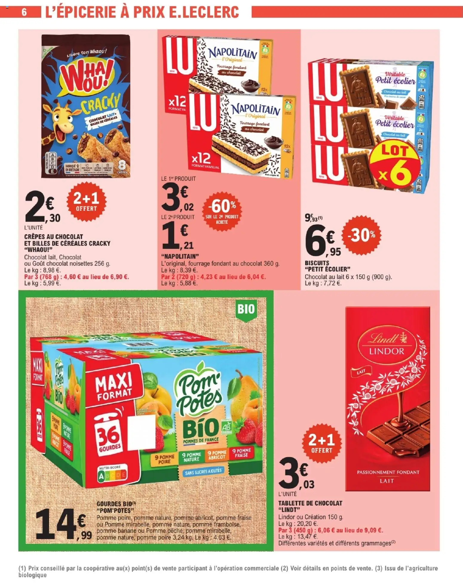 {H1} | Page: 6 | Produits: Tablette, Fraise, Framboise, Pom'potes