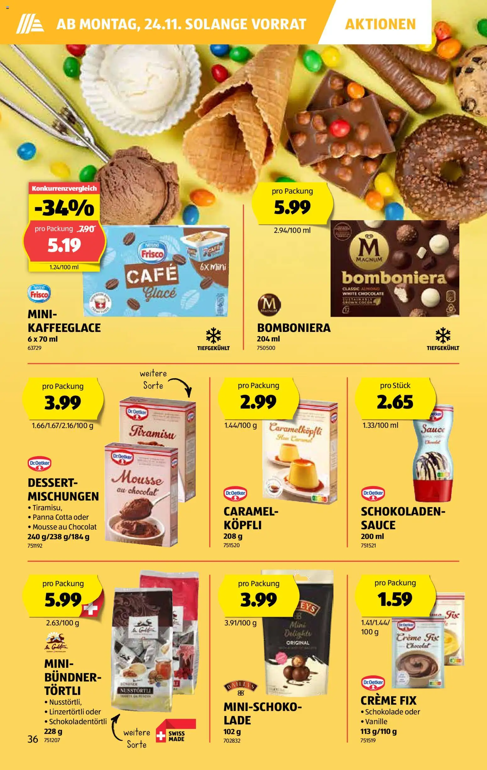 Aldi - Black Friday – gültig ab 20.11.2025 | Seite: 37 | Produkte: En Kommode, Glace, Schokolade, Creme