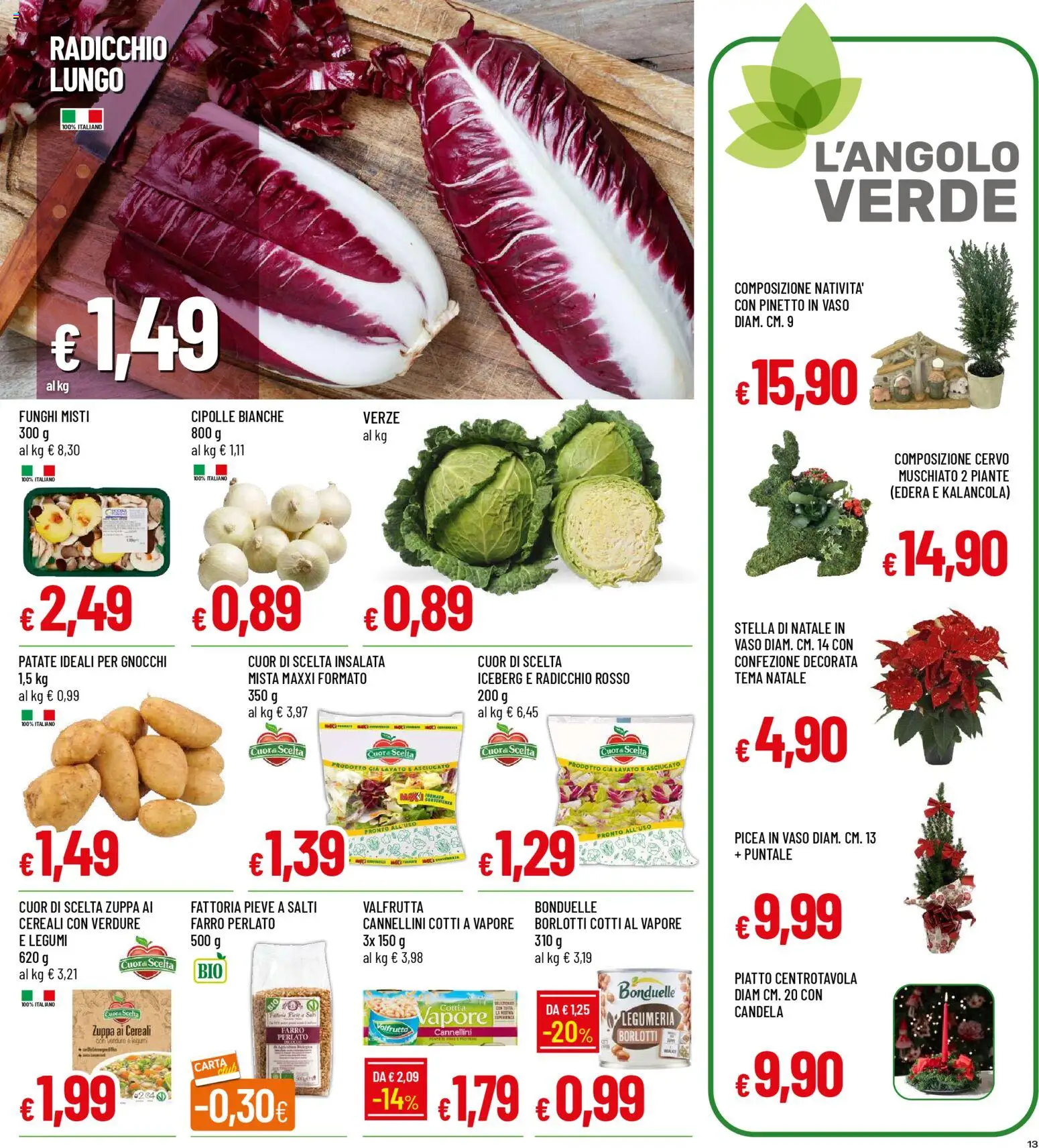 Volantino Galassia del 01.12.2025 | Pagina: 13 | Prodotti: Legumi, Cereali, Verdure, Vaso