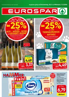 Eurospar Flugblatt ab 26.02.2026 gültig