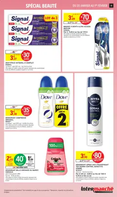 Intermarché - Prévisualisation de DÉODORANT COMPRESSÉ ORIGINAL, 2x100ml - soit 200 ml - 16,90 € le litre valide à partir de 20.01.2026 | Page: 19