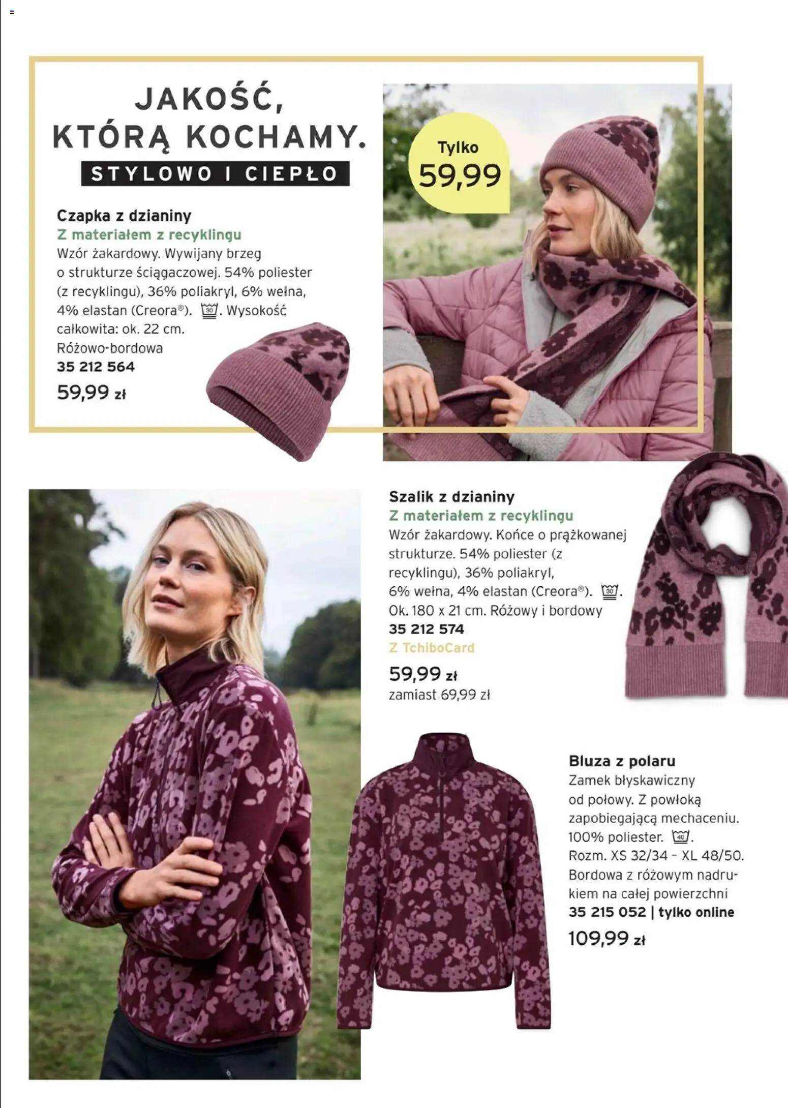 Tchibo promocje od 30.12.2025 | Strona: 5 | Produkty: Szalik, Czapka