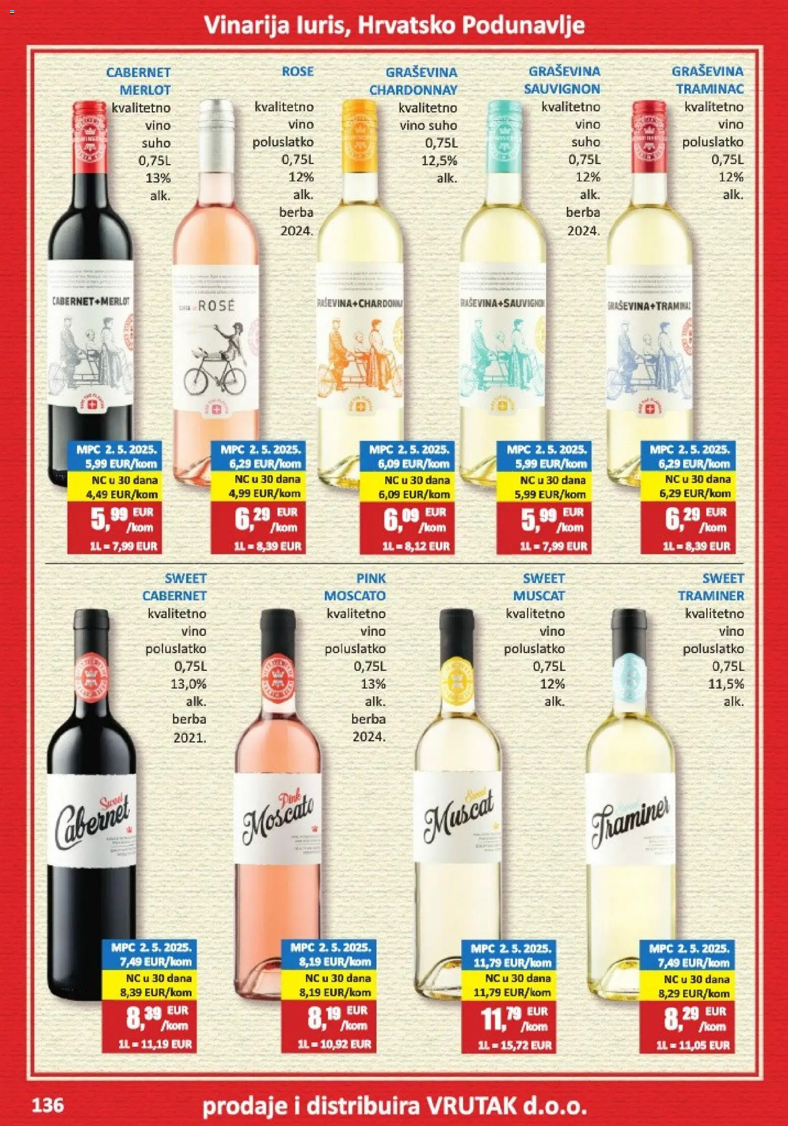 Vrutak katalog | vrijedi od 01.11.2025 | Stranica: 136 | Proizvodi: Vino