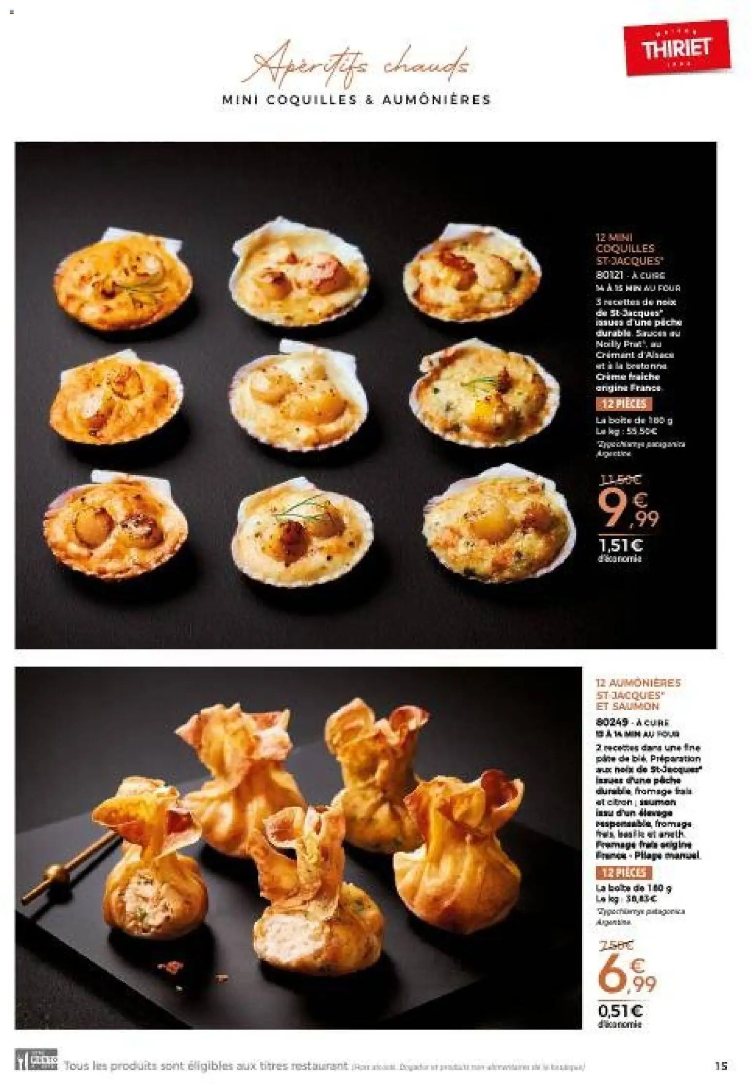 {H1} | Page: 15 | Produits: Four, Fromage, Saumon