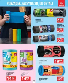 Pogląd oferty "Selgros cash&carry gazetka - Sprzątanie" - ważna od 26.03.2026 | Strona: 11 | Produkty: Worki na śmieci 60 l