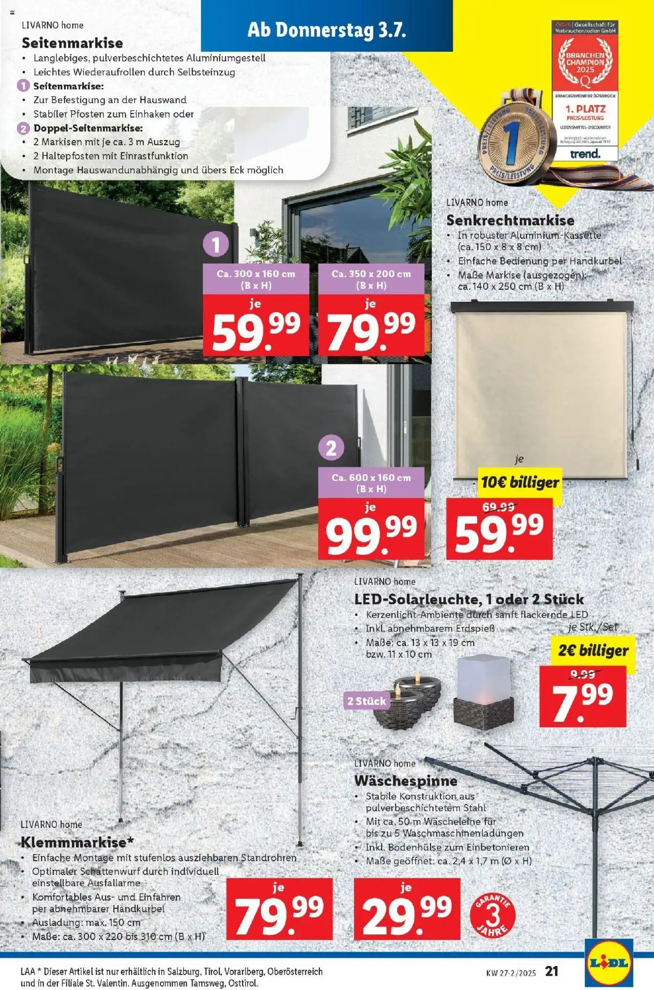 Lidl Flugblatt - Salzburg, Dornbirn, Jenbach gültig ab 02.07.2025 | Seite: 23
