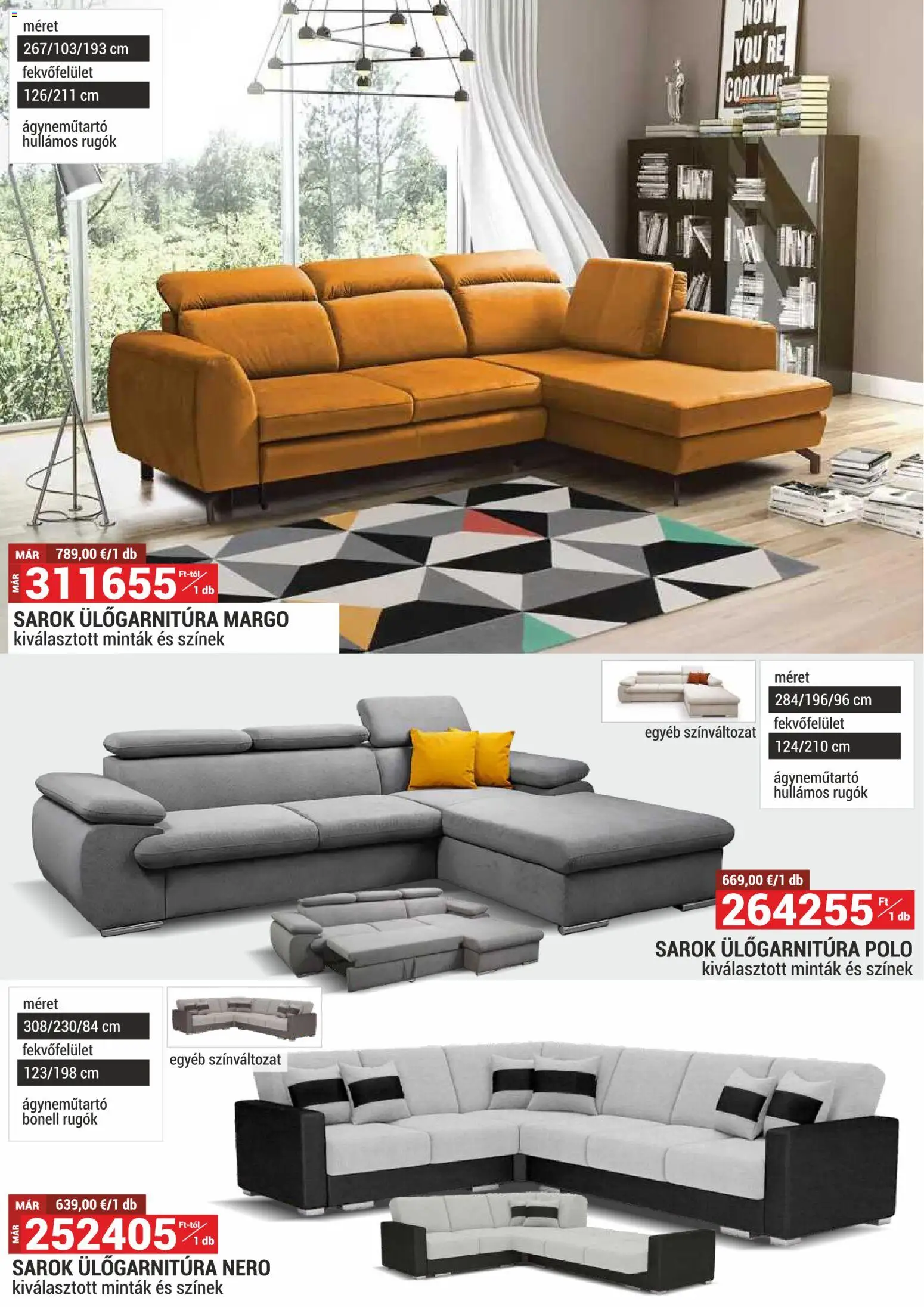 Merkury Market akciós ujság - amely érvényes a következő dátumtól: 01.11.2025 | Oldal: 8 | Termékek: Sarok ülőgarnitúra