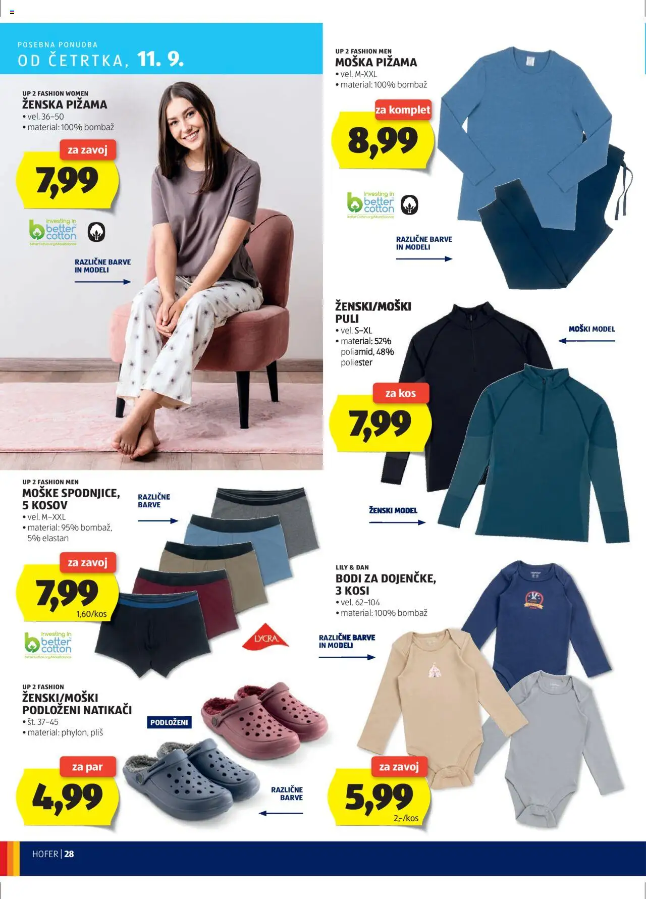 Hofer SI katalog | vrijedi od 04.09.2025 | Stranica: 28