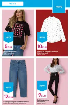 Pepco katalog akcije – veljaven od 12.02.2026 | Stran: 7 | Izdelki: Srajca, Pajkice, Majica, Kavbojke