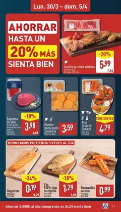 Vista previa Hamburguesa pollo zanahoria, 480 g válido desde el 30.03.2026 | Página: 7