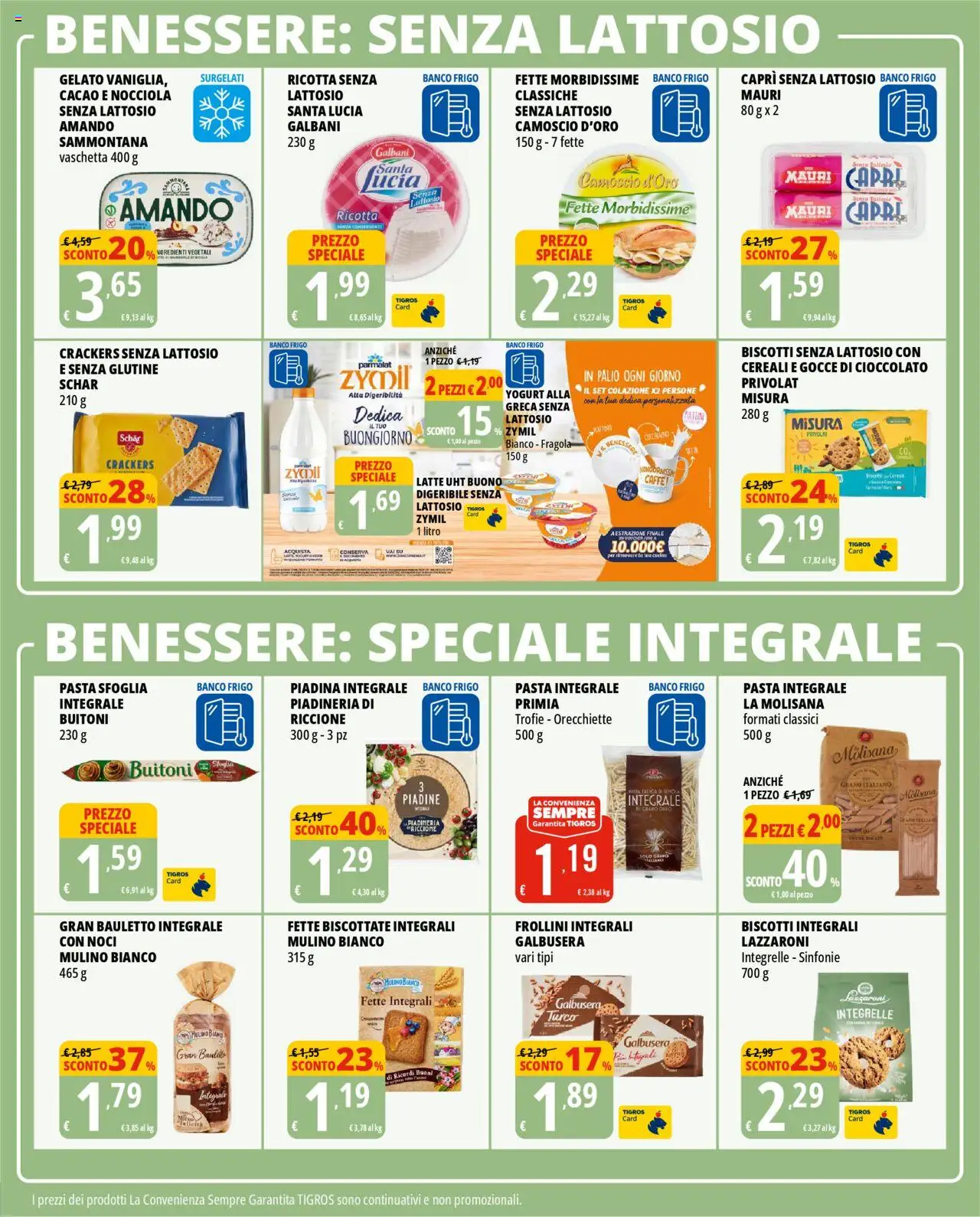 Volantino Tigros del 04.06.2025 | Pagina: 17 | Prodotti: Cereali, Latte, Pasta, Piadina