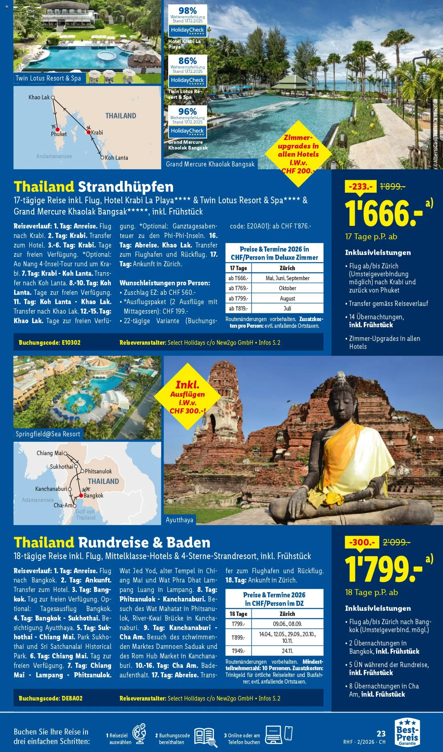 Lidl Aktionen Reisen Februar – gültig ab 28.01.2026 | Seite: 23 | Produkte: Telefon