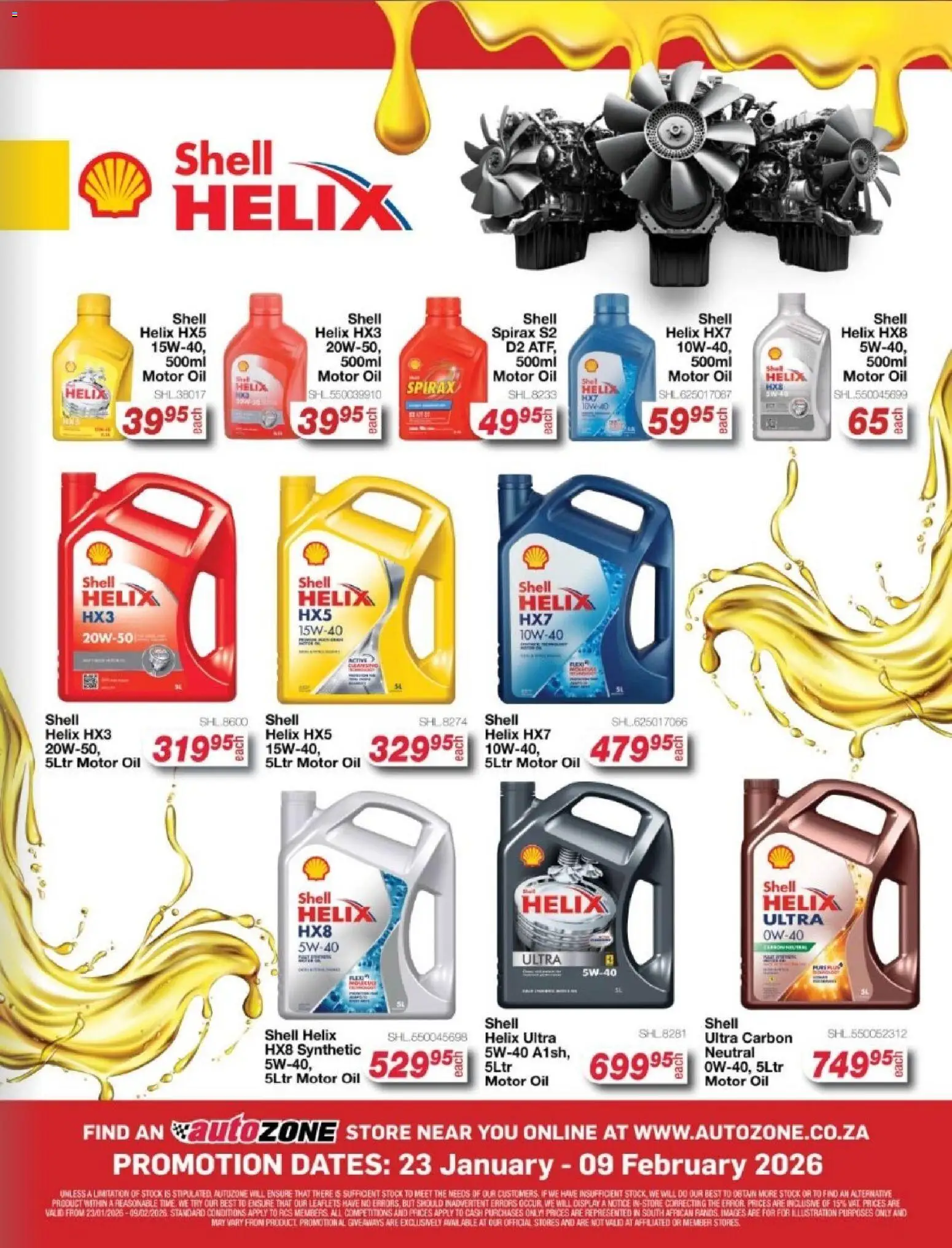 New AutoZone catalogue – valid from 23.01.2026 | Page: 37 | Products: Dates, Oil, Stock