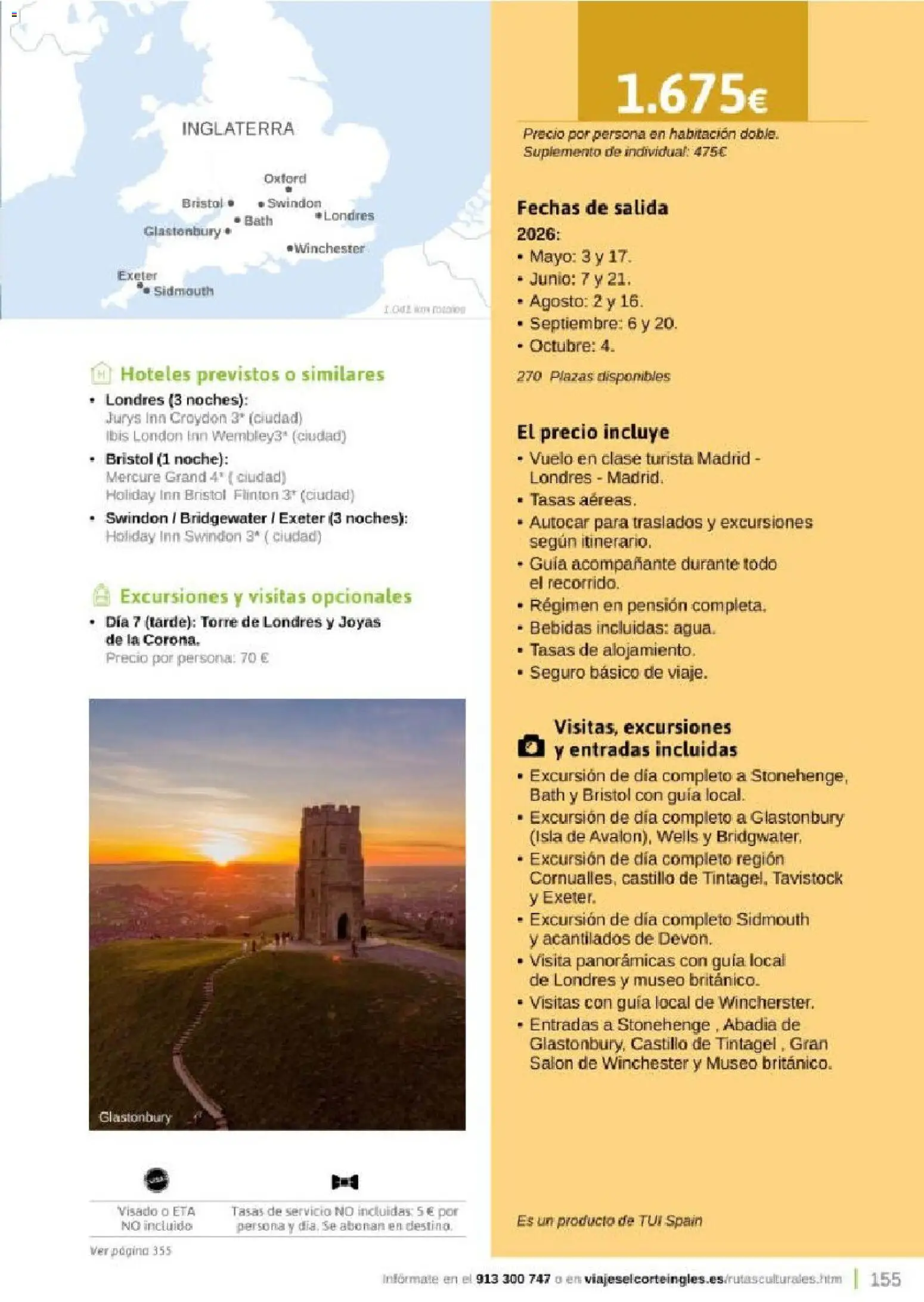 Viajes El Corte Inglés Rutas Culturales de la Comunidad de Madrid │ válido desde el 01.04.2026 | Página: 155