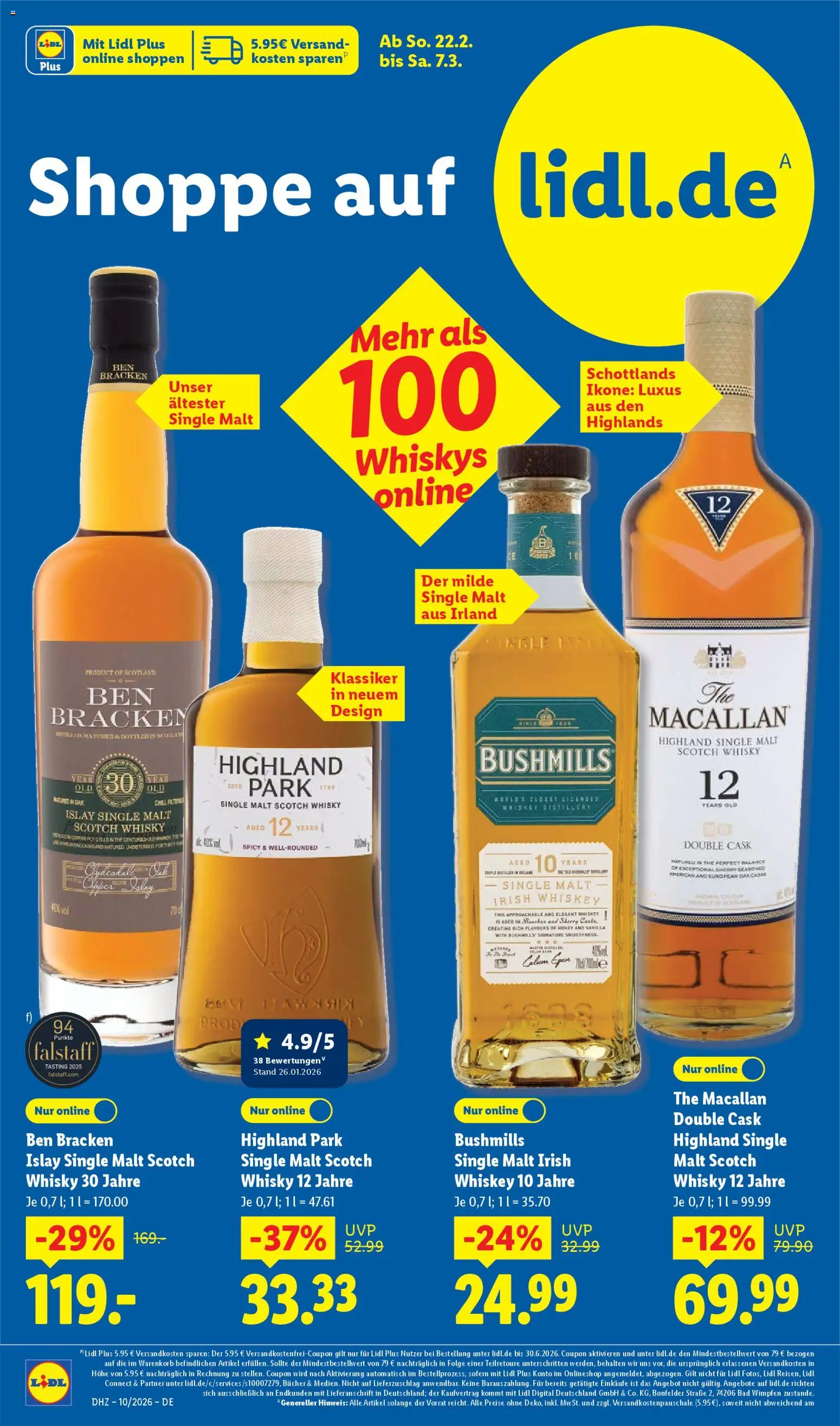 Lidl Prospekt Trier-West – gültig ab 02.03.2026 | Seite: 28 | Produkte: Whisky, Bad, Whiskey
