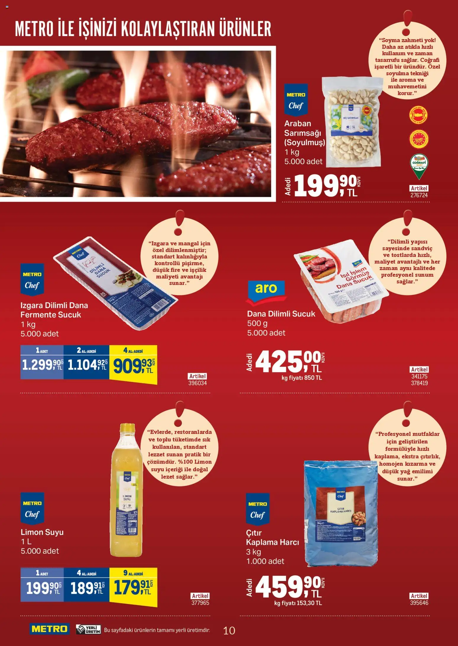 Metro - Kebap Restoranları - 04.02.2026 tarihinden itibaren geçerlidir | Sayfa: 10
