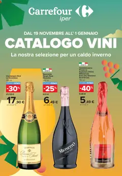 Anteprima del volantino Carrefour Iper - Vini catalogo valido a partire dal 19.11.2025