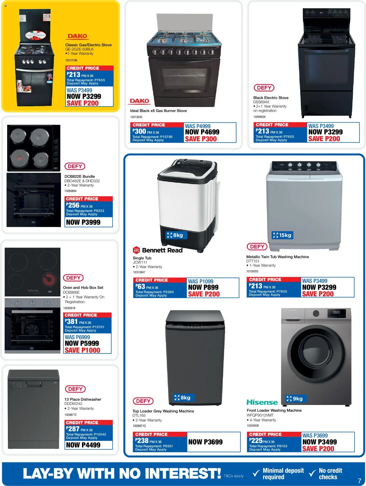 New OK Furniture catalogue – valid from 13.04.2026 | Page: 7 | Products: Washing machine, Oven, Hob, Stove