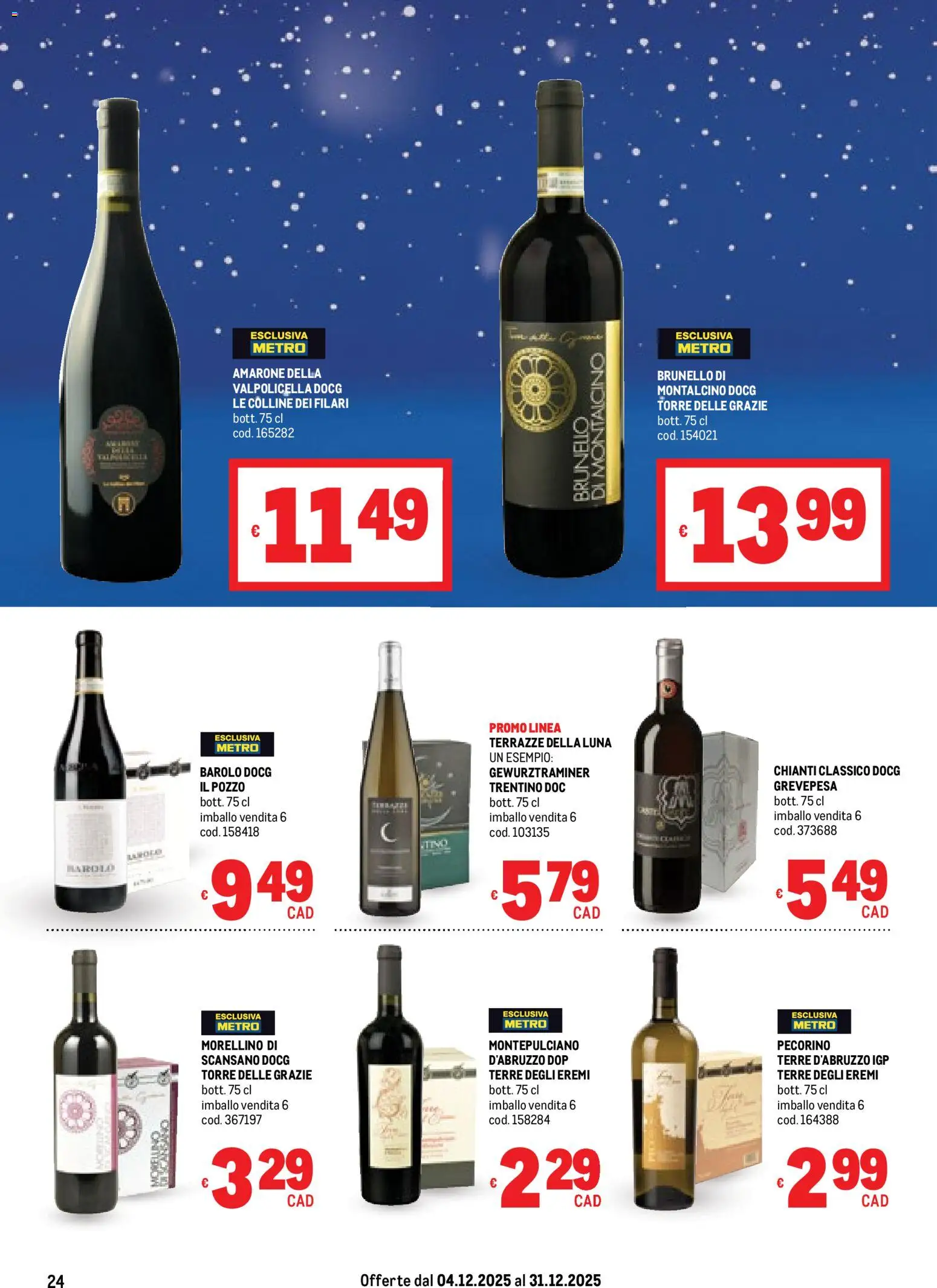 Volantino Metro del 04.12.2025 | Pagina: 24 | Prodotti: Pecorino
