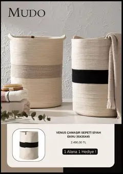 04.11.2025 tarihinden itibaren geçerli olan Mudo kataloğu önizlemesi | Sayfa: 6 | Ürünler: Çamaşır sepeti