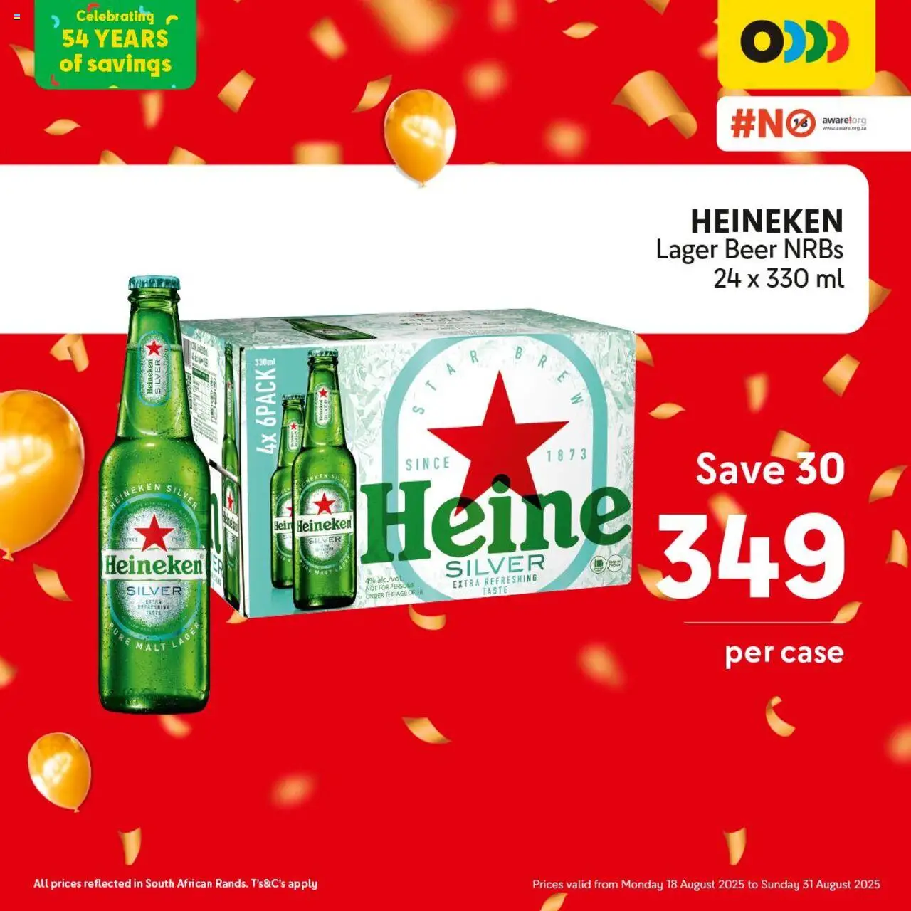 Makro Birthday Deals Beer │ valid from 18.08.2025 | Page: 5 | Products: Case, Beer