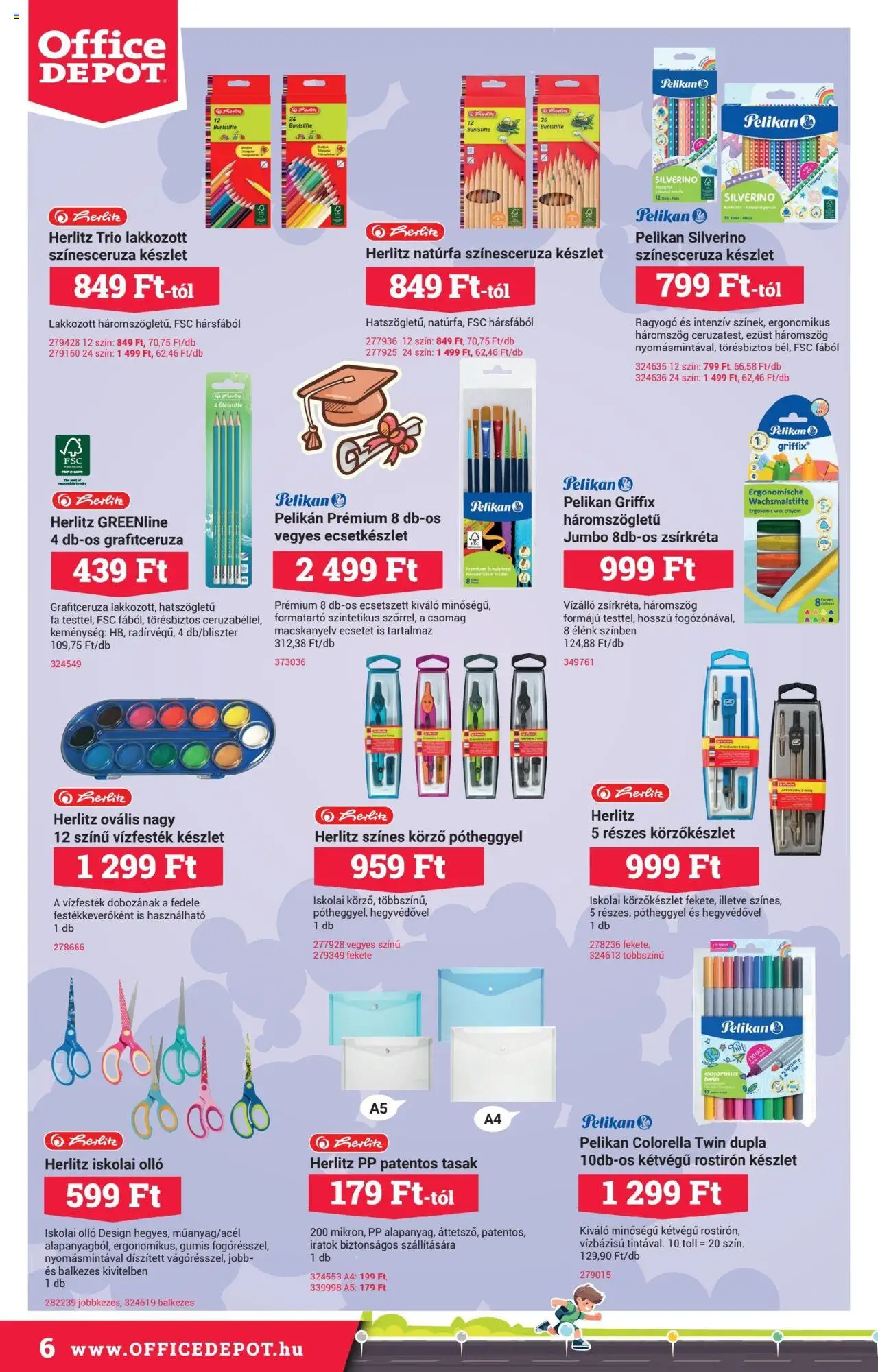 Office Depot akciós ujság - amely érvényes a következő dátumtól: 12.08.2025 | Oldal: 6