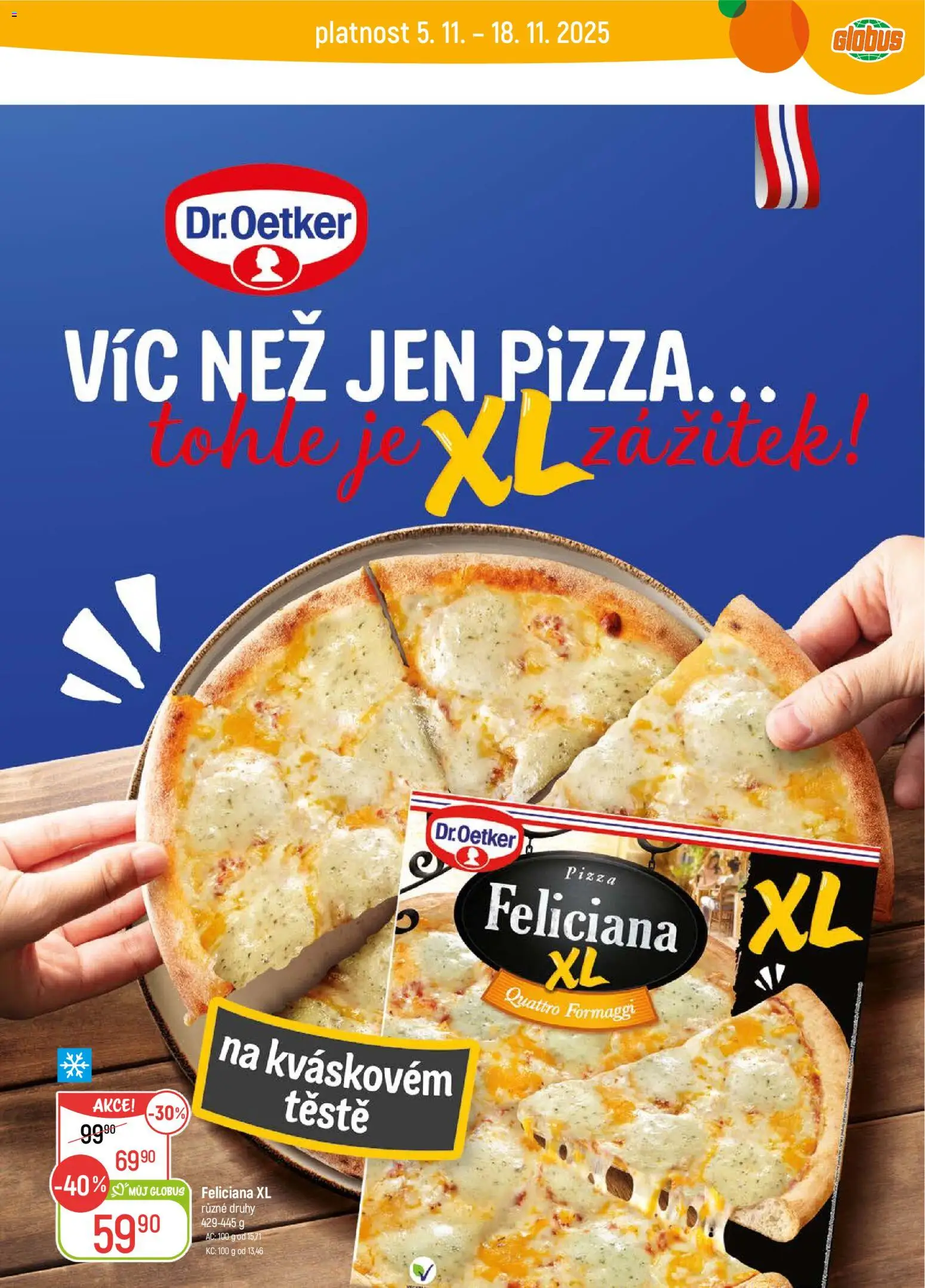 Globus leták - Trmice od 05.11.2025 | Strana: 21 | Produkty: Globus, Pizza