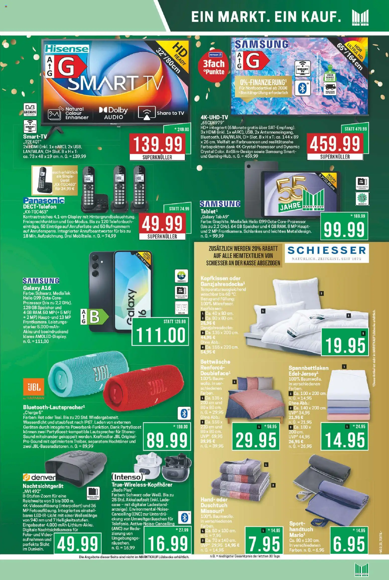 Marktkauf Prospekt 	 – gültig ab 02.03.2026 | Seite: 21 | Produkte: Panasonic, Kopfkissen, TV, Audio