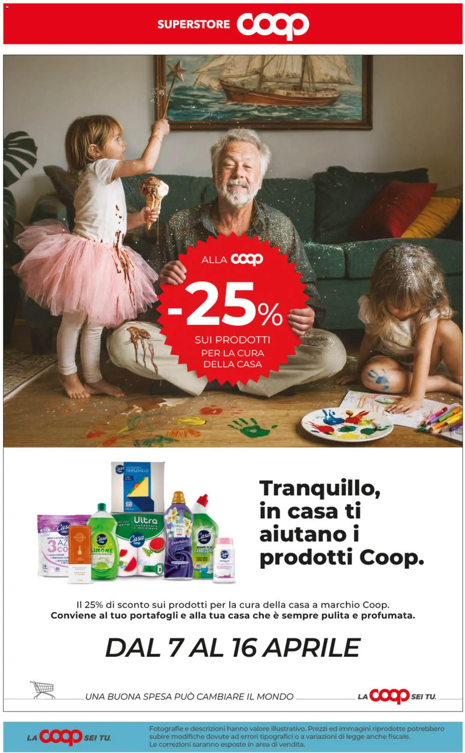 Volantino COOP del 07.04.2026 | Pagina: 53 | Prodotti: Candeggina, Limone, Lavatrice