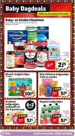 Kruidvat folder week 50 - Voorbeeld van een folder van Kruidvat, geldig van 08.12.2025 | Pagina: 21 | Producten: Bananen, Aardbei, Snacks, Pot