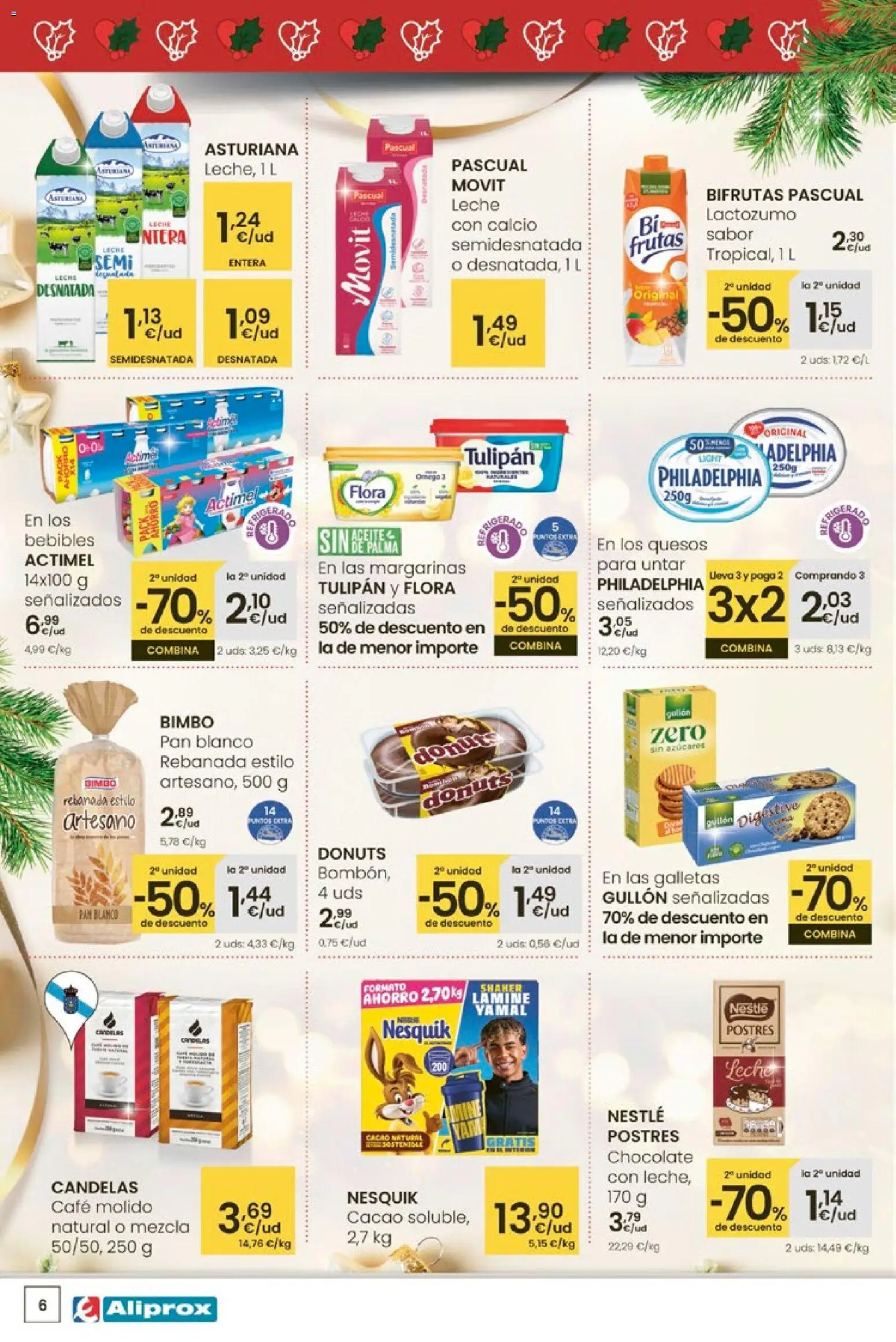 Eroski - Aliprox │ válido desde el 27.11.2025 | Página: 6 | Productos: Café, Chocolate, Café molido, Galletas