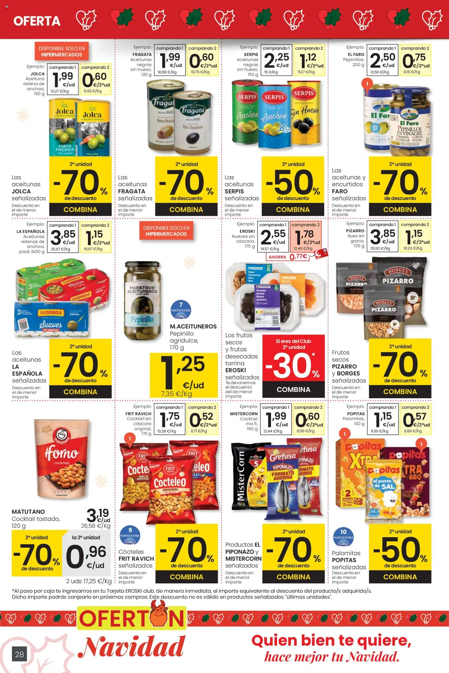 Eroski - Ofertón Navidad  │ válido desde el 27.11.2025 | Página: 28 | Productos: Ψηφιακή κάμερα, Té, Anchoa, Δεξαμενή
