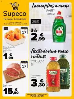 Vista previa Supeco folleto válido desde el 31.07.2025