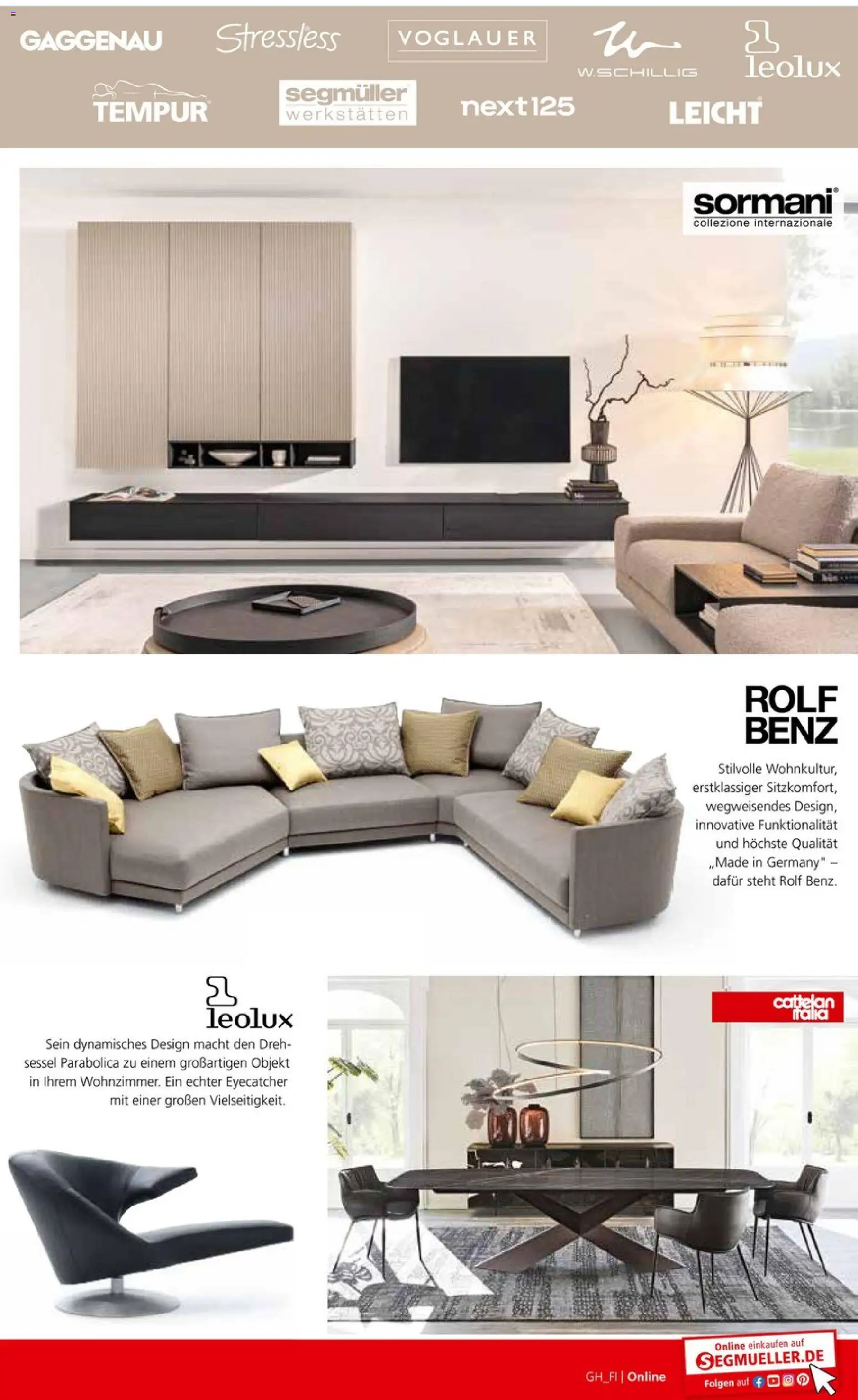 Segmüller Prospekt 	 – gültig ab 01.11.2025 | Seite: 33 | Produkte: Sessel