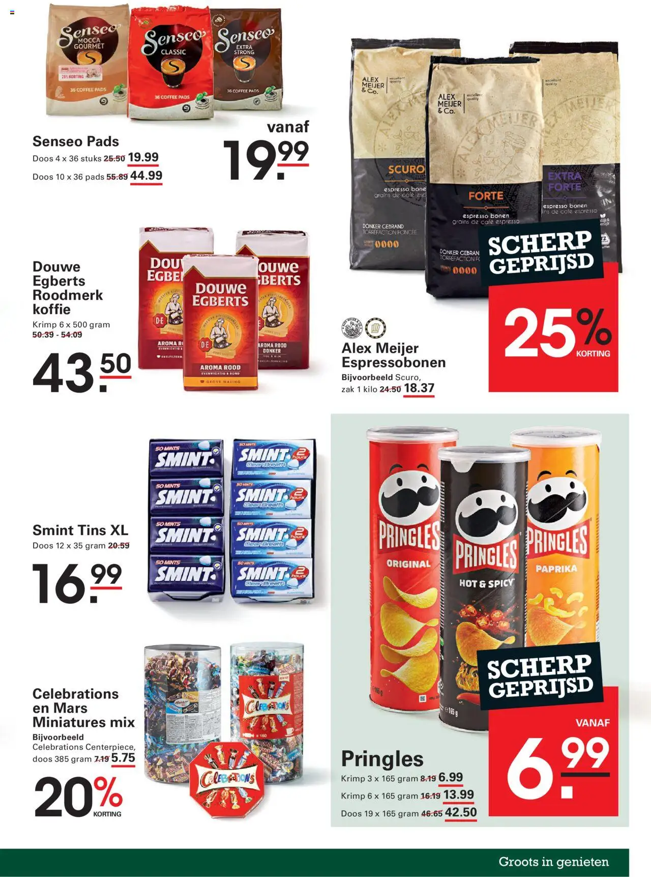  | Pagina: 15 | Producten: Koffie, Chips, Zak, Pringles