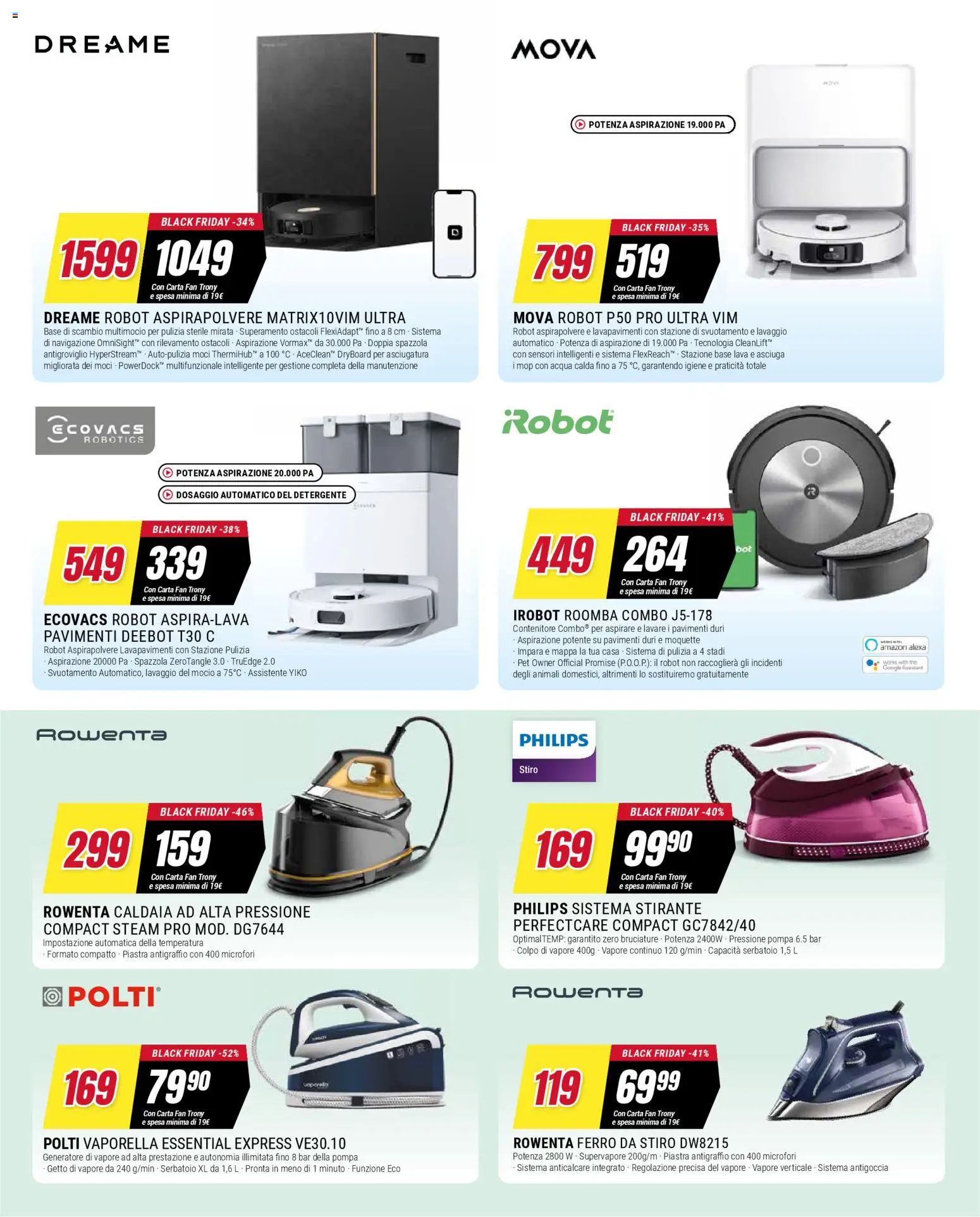 Volantino Trony del 25.11.2025 | Pagina: 27 | Prodotti: Detergente, Anticalcare, Acqua, The