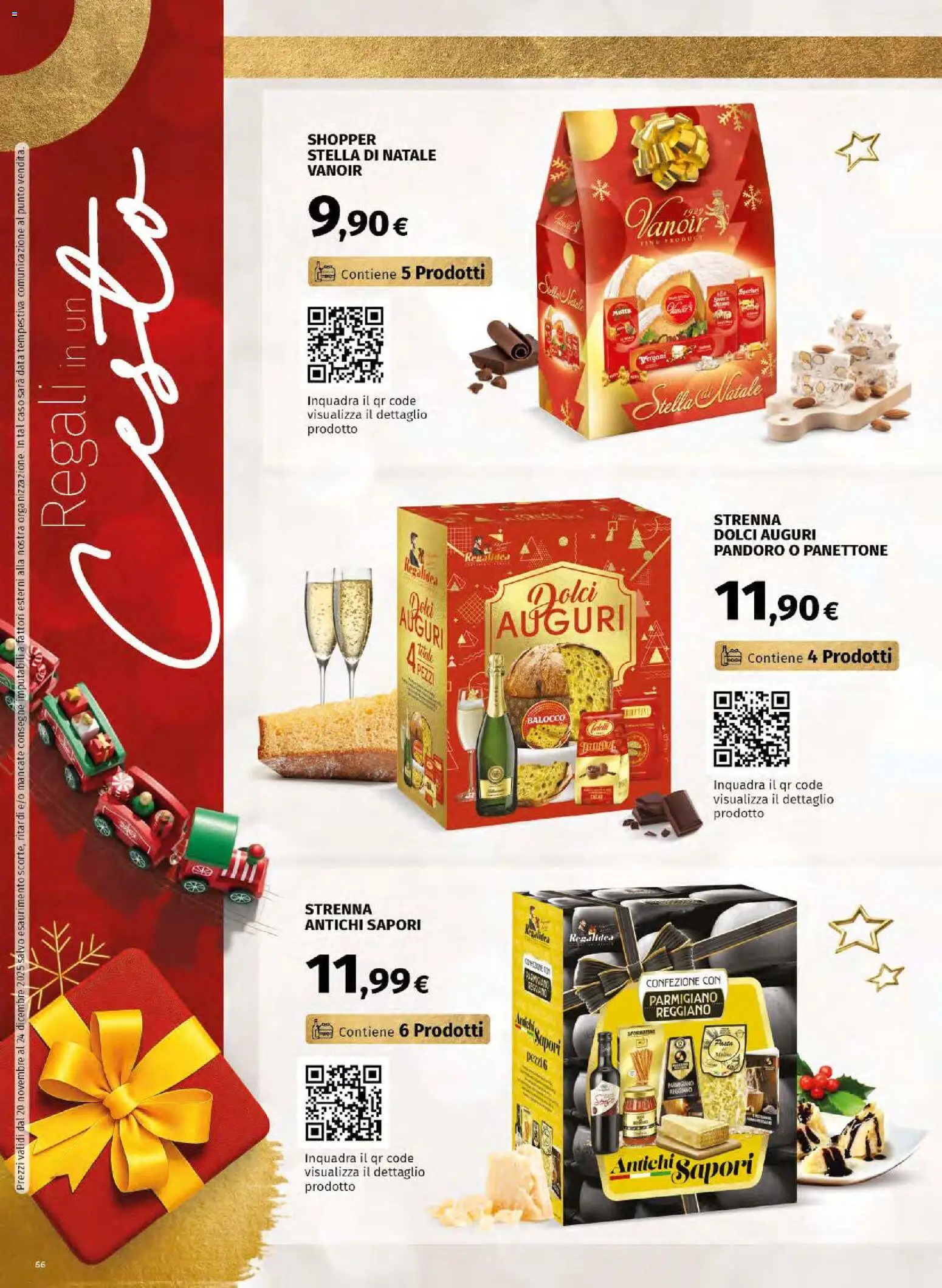 Volantino Ipercoop del 20.11.2025 | Pagina: 56 | Prodotti: Data, Panettone, Parmigiano reggiano, Parmigiano